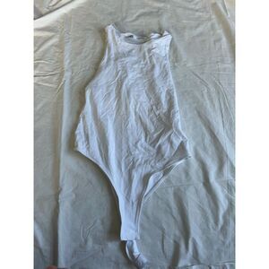 zara high neck white bodysuit